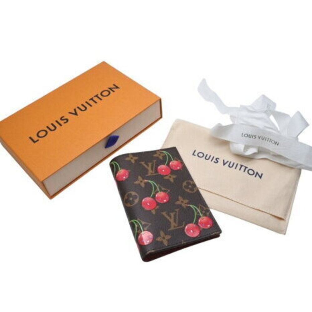 Louis Vuitton Couverture Passport NM Case Monogram Cherry